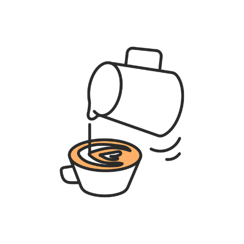 pictogramme latte art