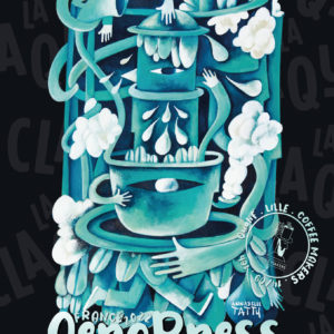 Poster AeroPress Lille qualification coffee makers