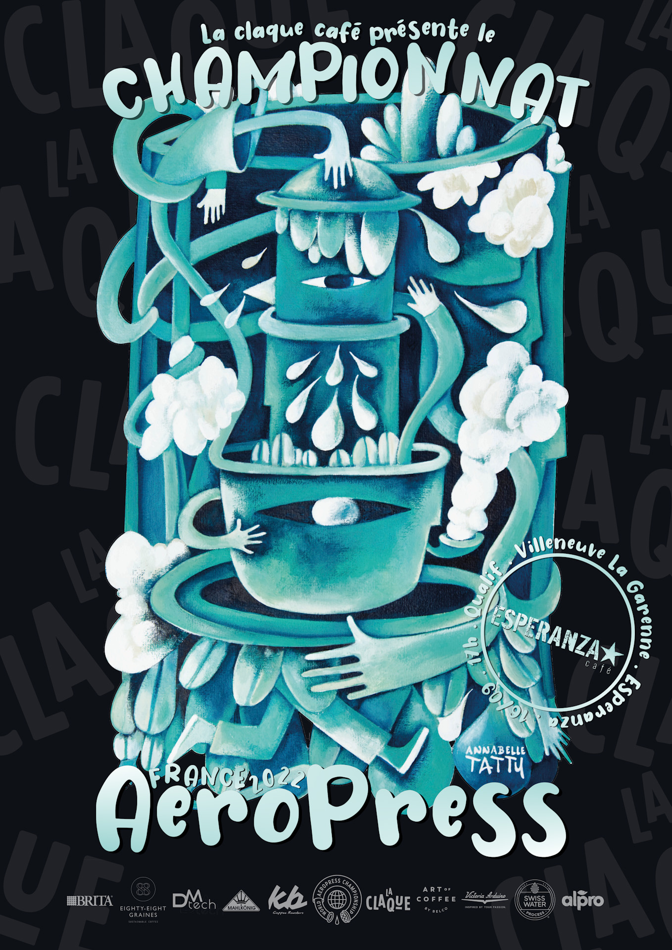 Poster AeroPress Villeneuve Esperanza