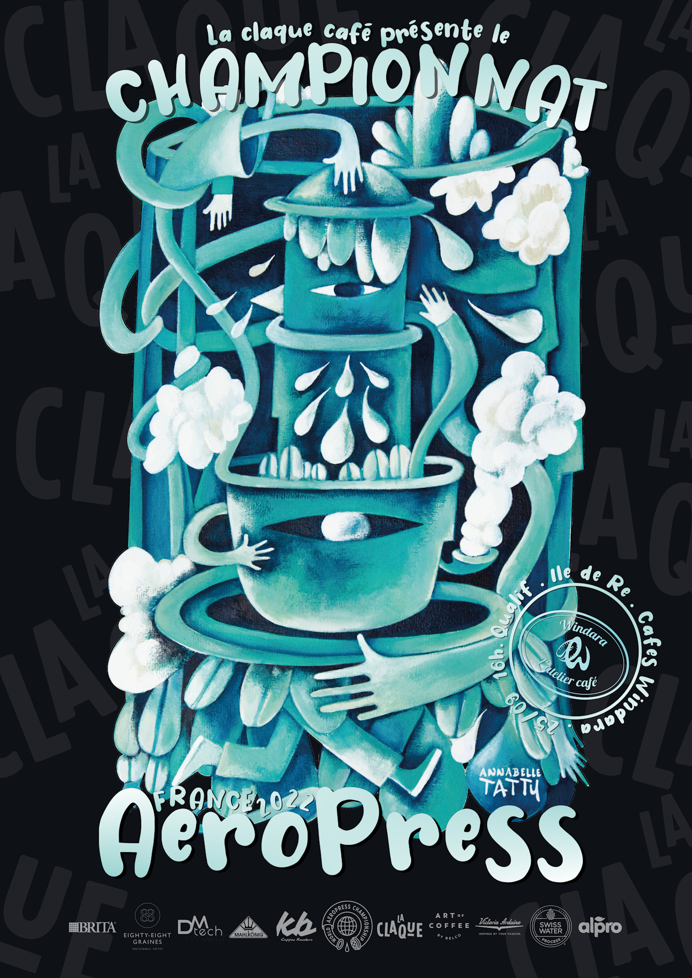 Poster AeroPress ile de re qualification