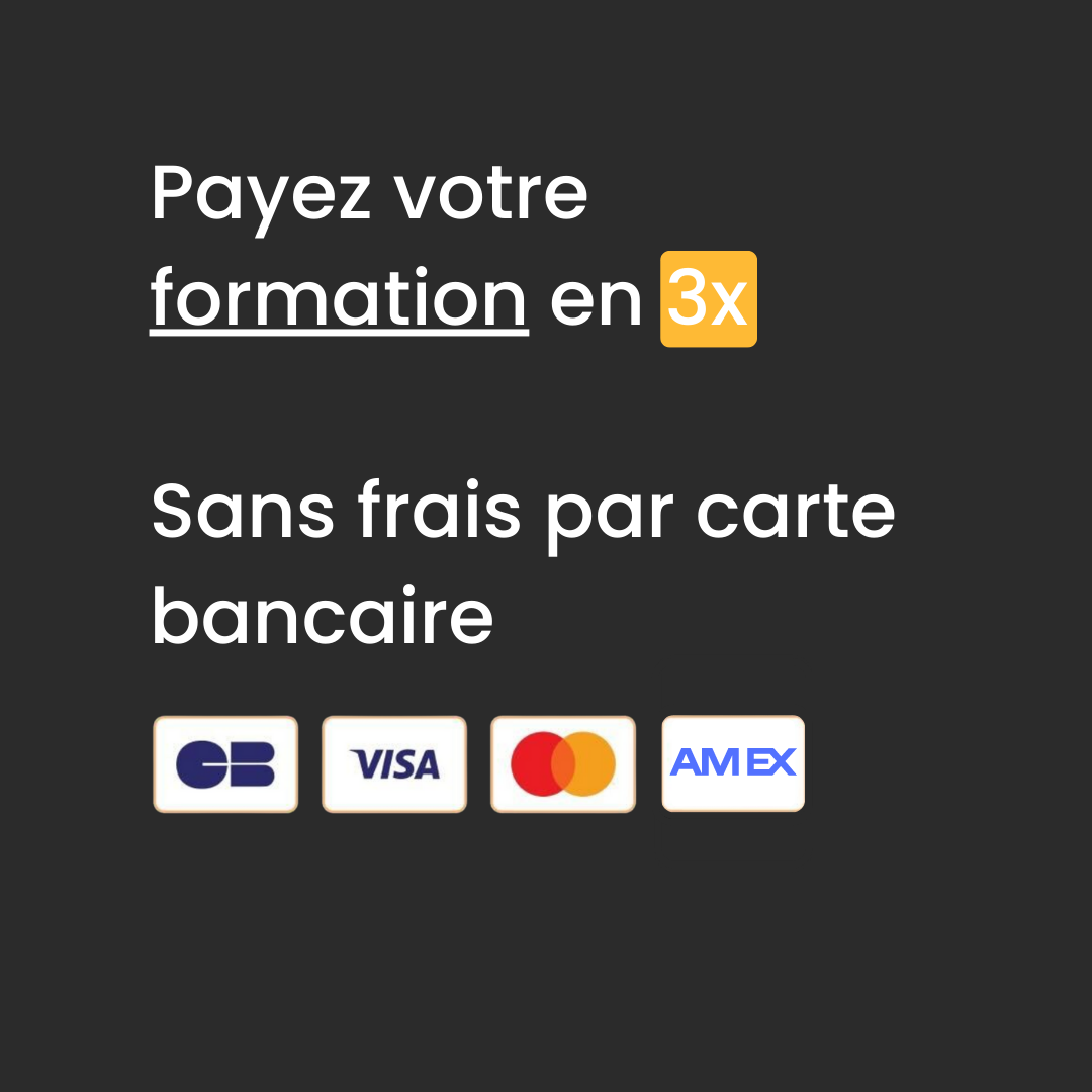 Payez votre formation en 3x